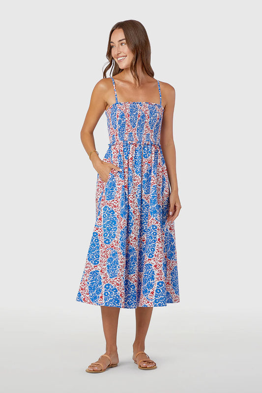 LIVRO - Smocked Dress - Vineyard