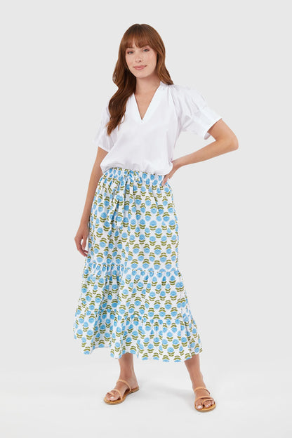 LIVRO - Market Skirt - Liv Blue Motif
