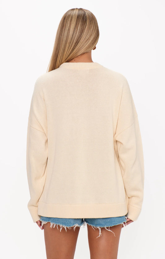 Stay Awhile Sweater - Cowboy Boot Knit
