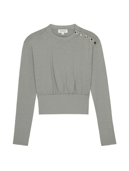 NATION LTD - Monique Top - Dove Grey