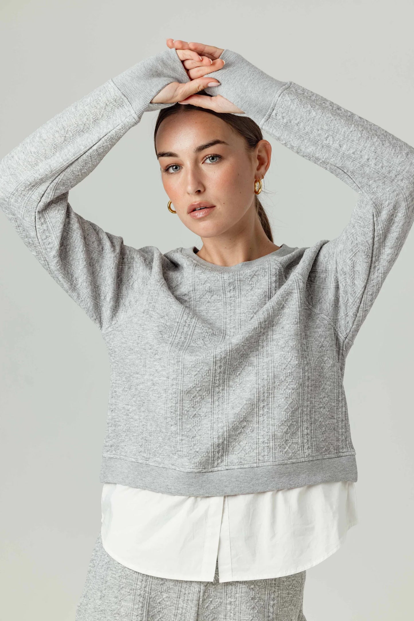 Sundays - Mor Pullover - Heathered Grey