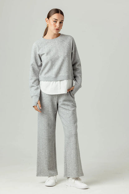 Sundays - Mor Pullover - Heathered Grey