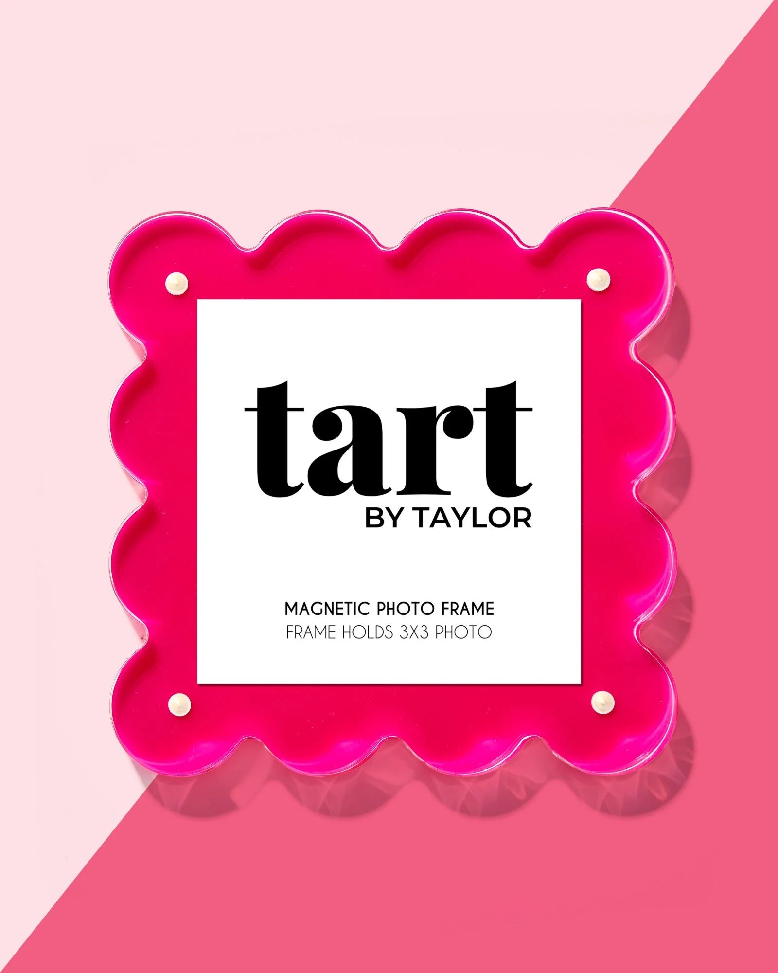 Neon Pink Mini Acrylic Picture Frame