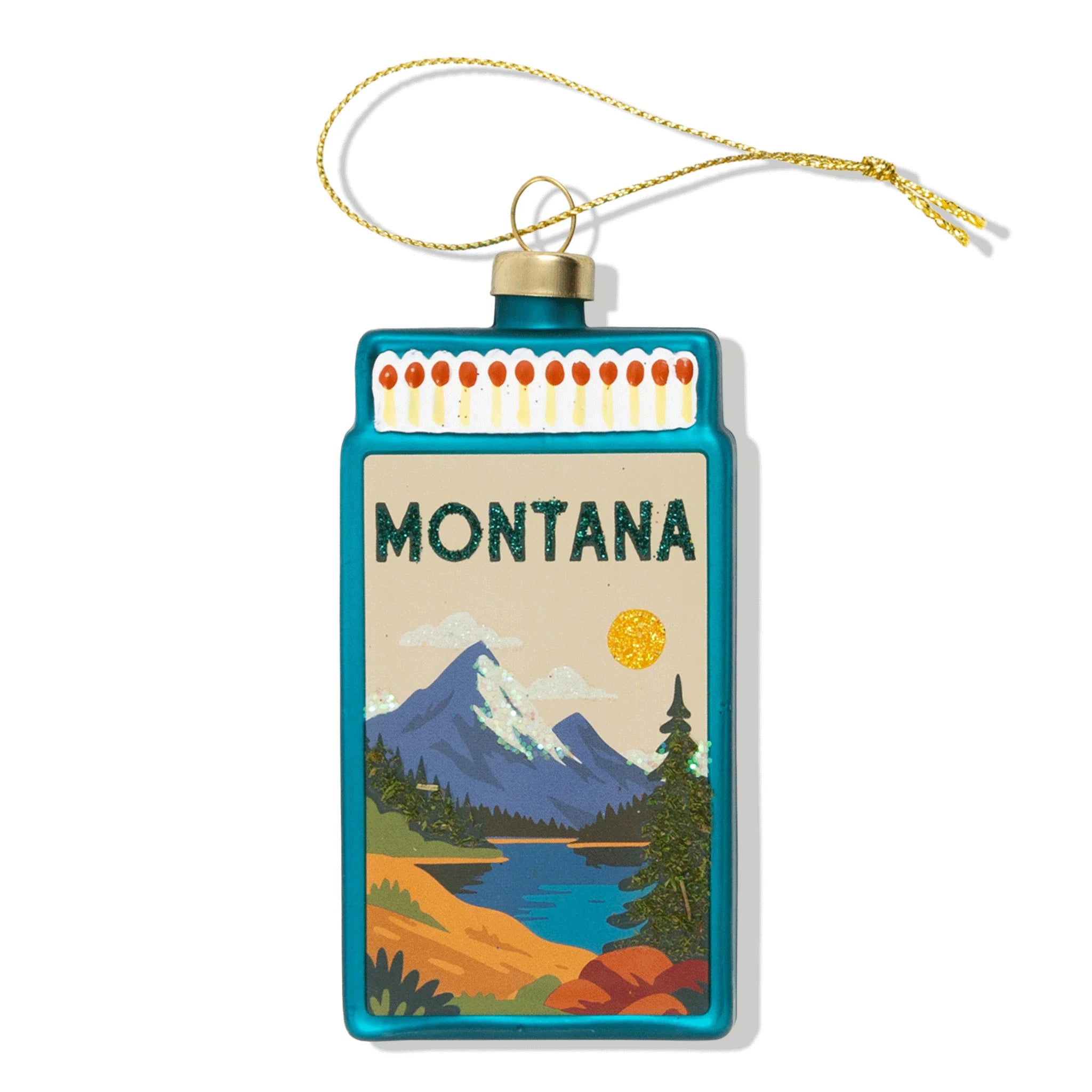 Matchbook Ornament - Montana