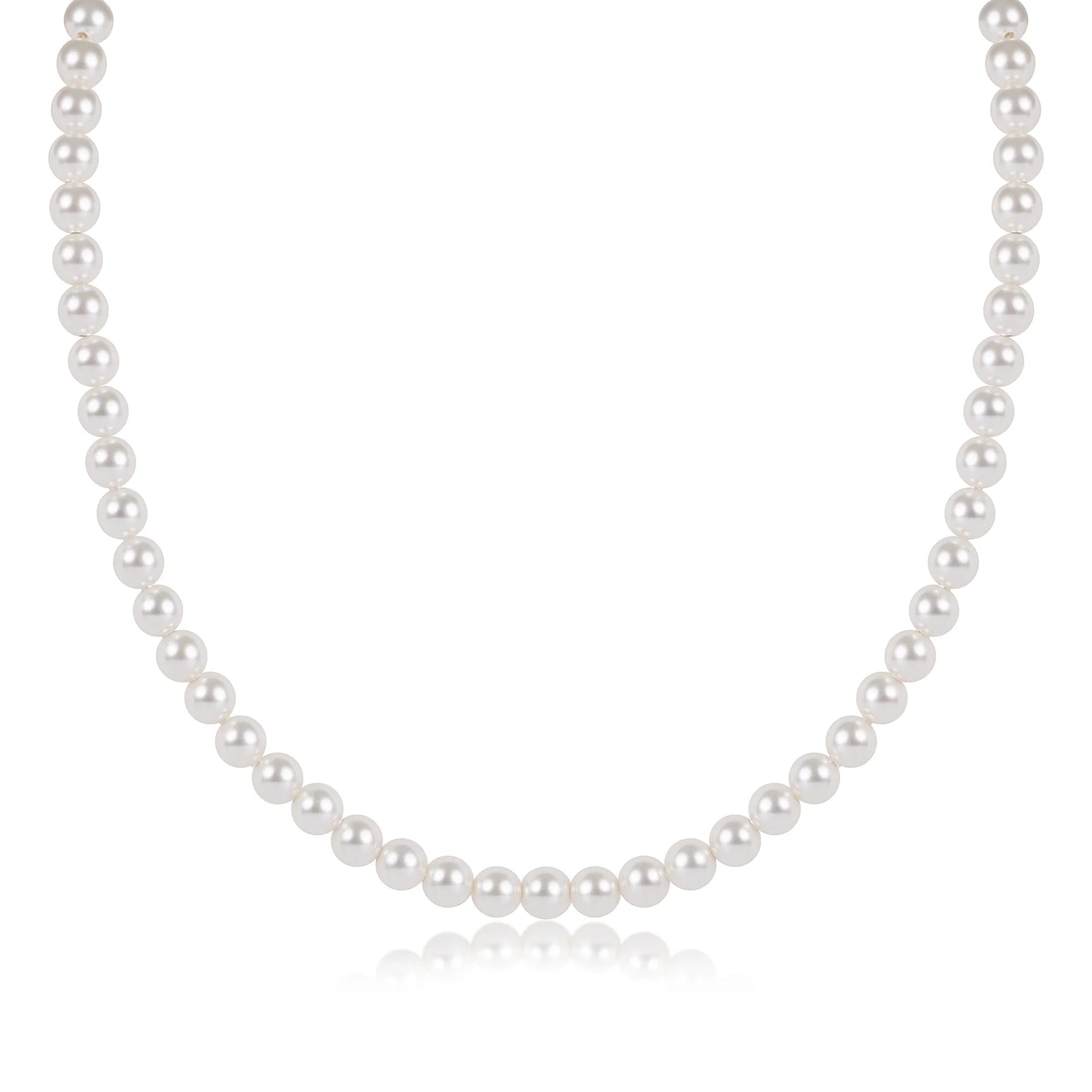 Choker Beaded - Classic Pearl 5mm