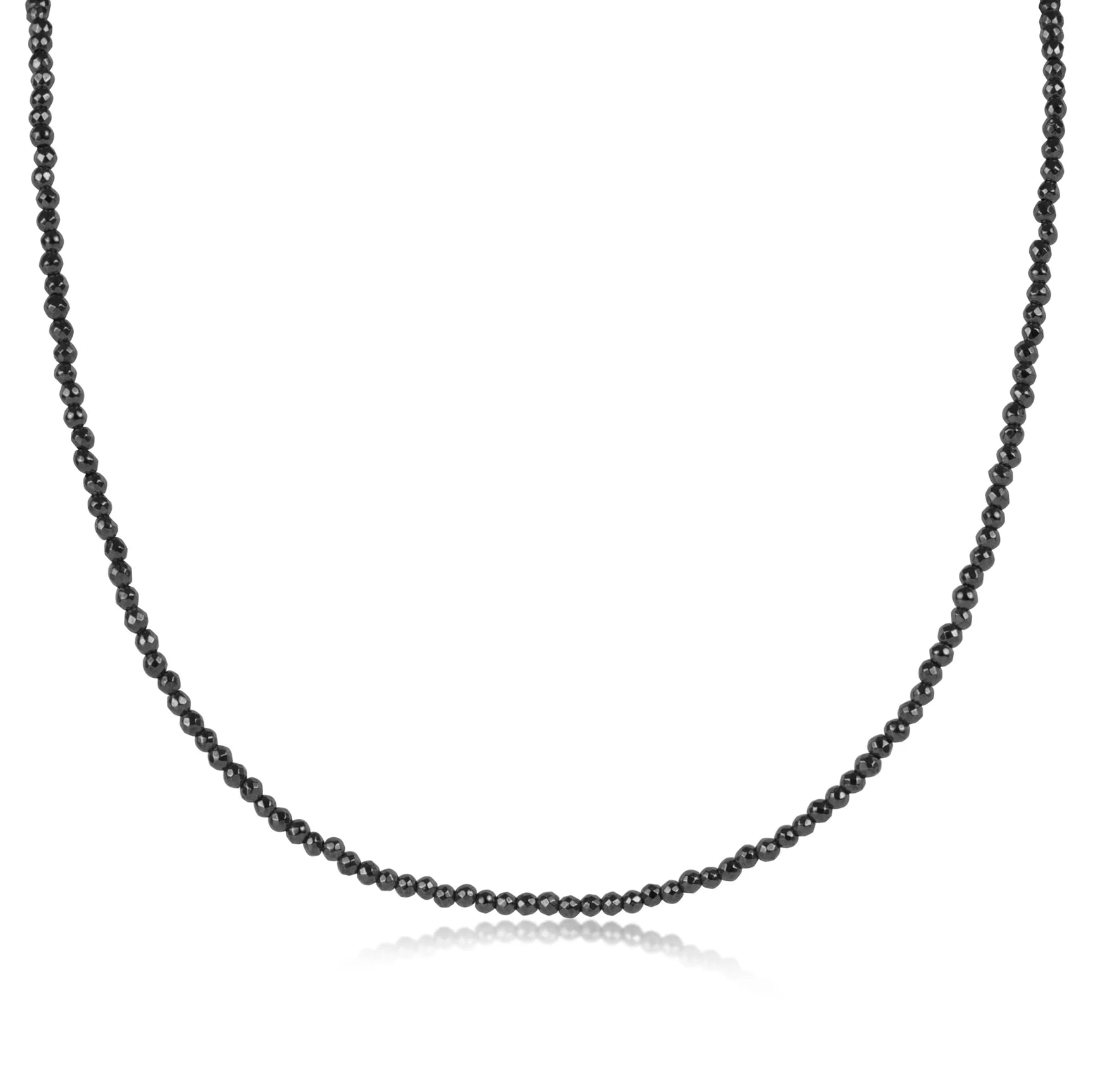 Choker Faceted Hematite 2MM Bead