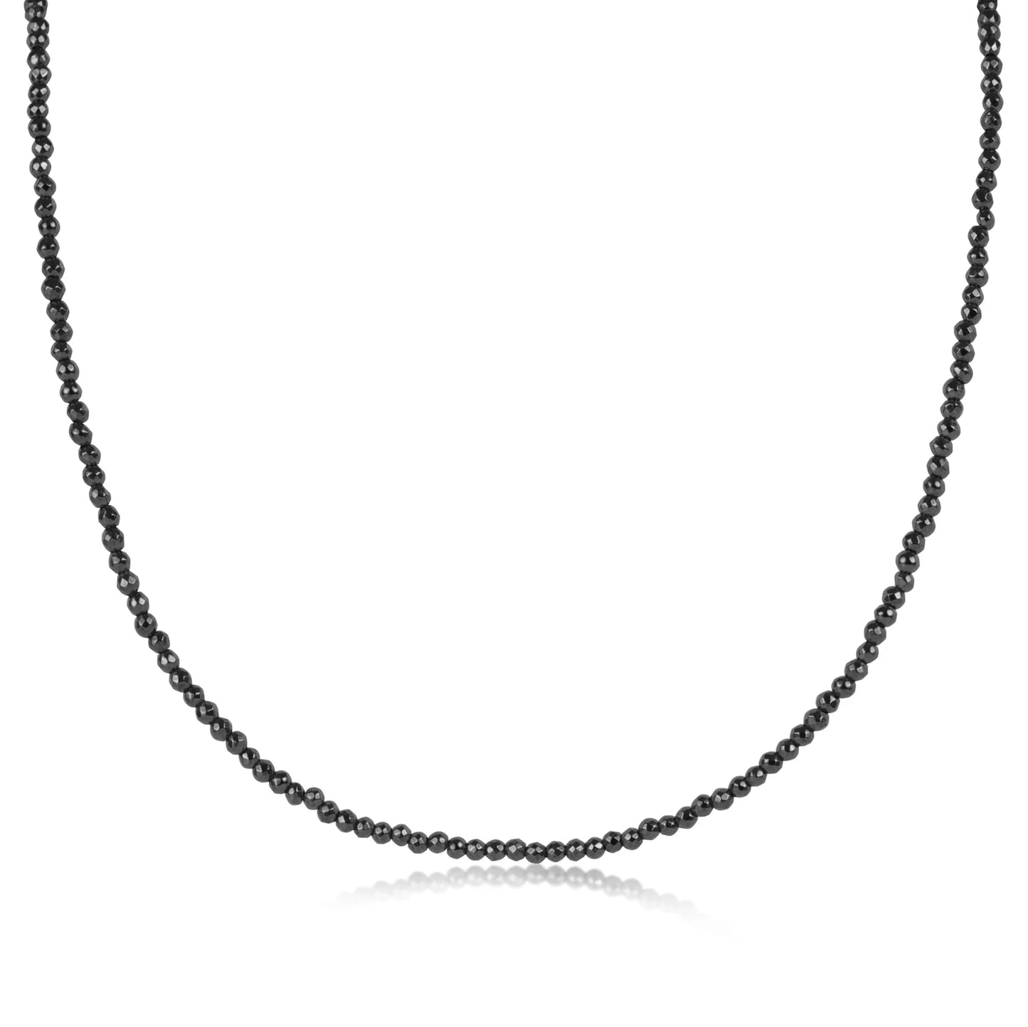 Choker Faceted Hematite 2MM Bead