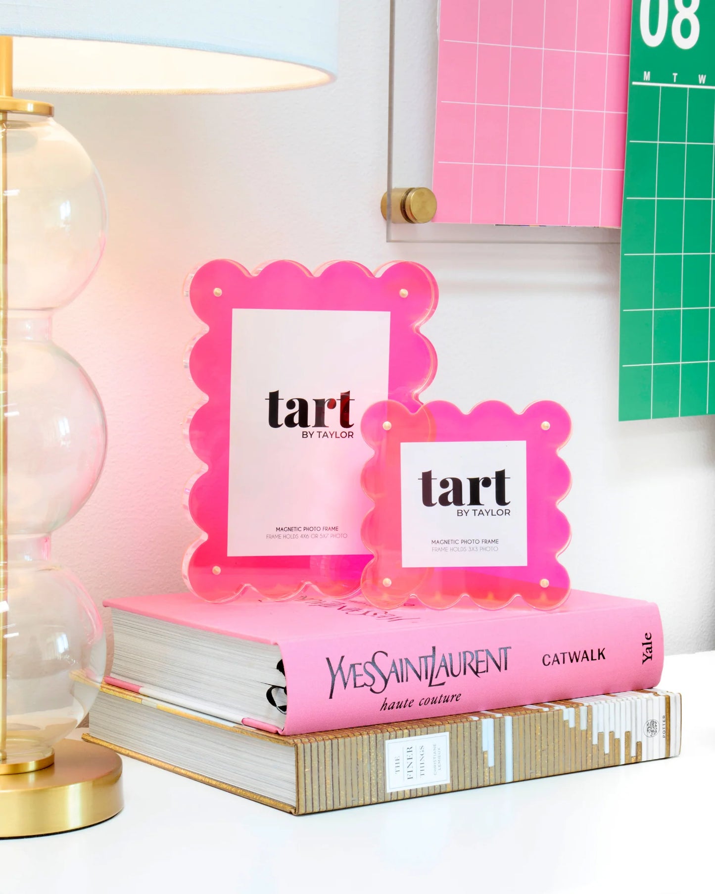 Tart By Taylor -  NEON PINK MINI ACRYLIC PICTURE FRAME