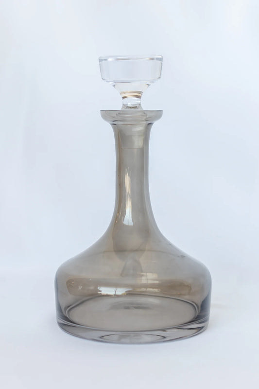 ESTELLE COLORED DECANTER - VOGUE {GRAY SMOKE}