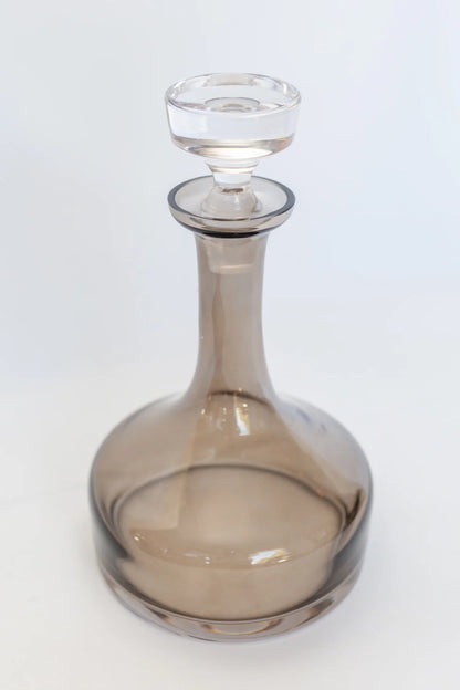 ESTELLE COLORED DECANTER - VOGUE {GRAY SMOKE}