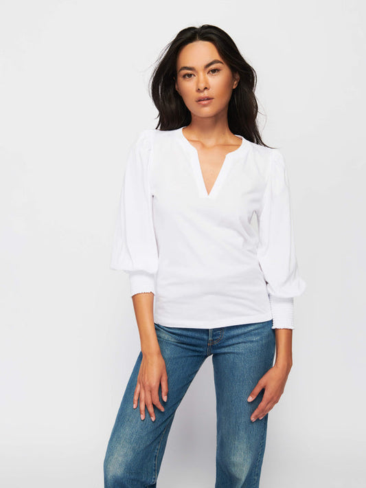 Flora Tee - White