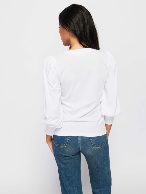Flora Tee - White