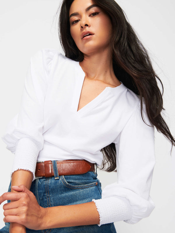 Flora Tee - White