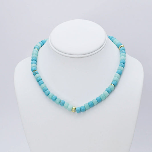 Ocean Girly Gemstone Necklace