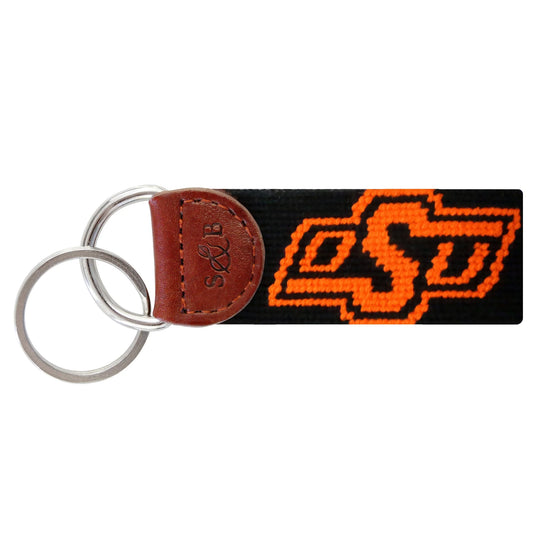 Oklahoma State Key Fob (Black)