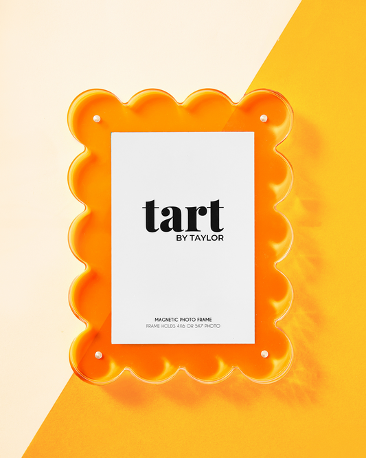 Tart By Taylor - NEON ORANGE ACRYLIC PICTURE FRAME