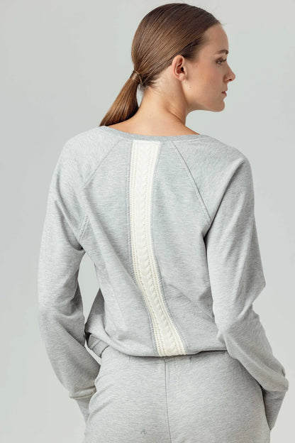 Sundays - Petra Top - Fog Heather Grey