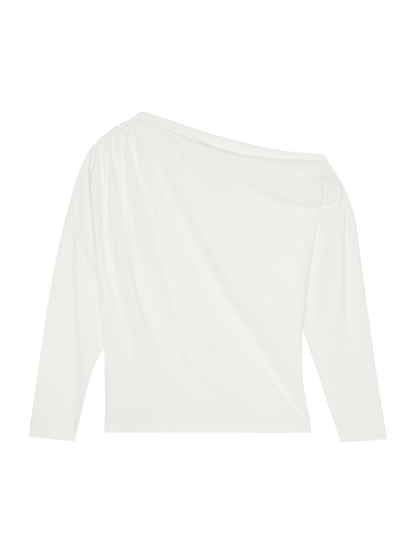 Pietra Off Shoulder Top - Porcelain