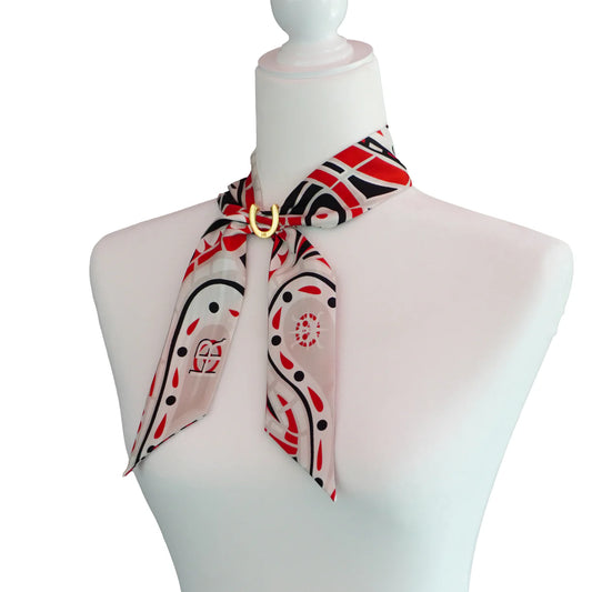 Paisley (Red) Twillionaire & Scarf Ring