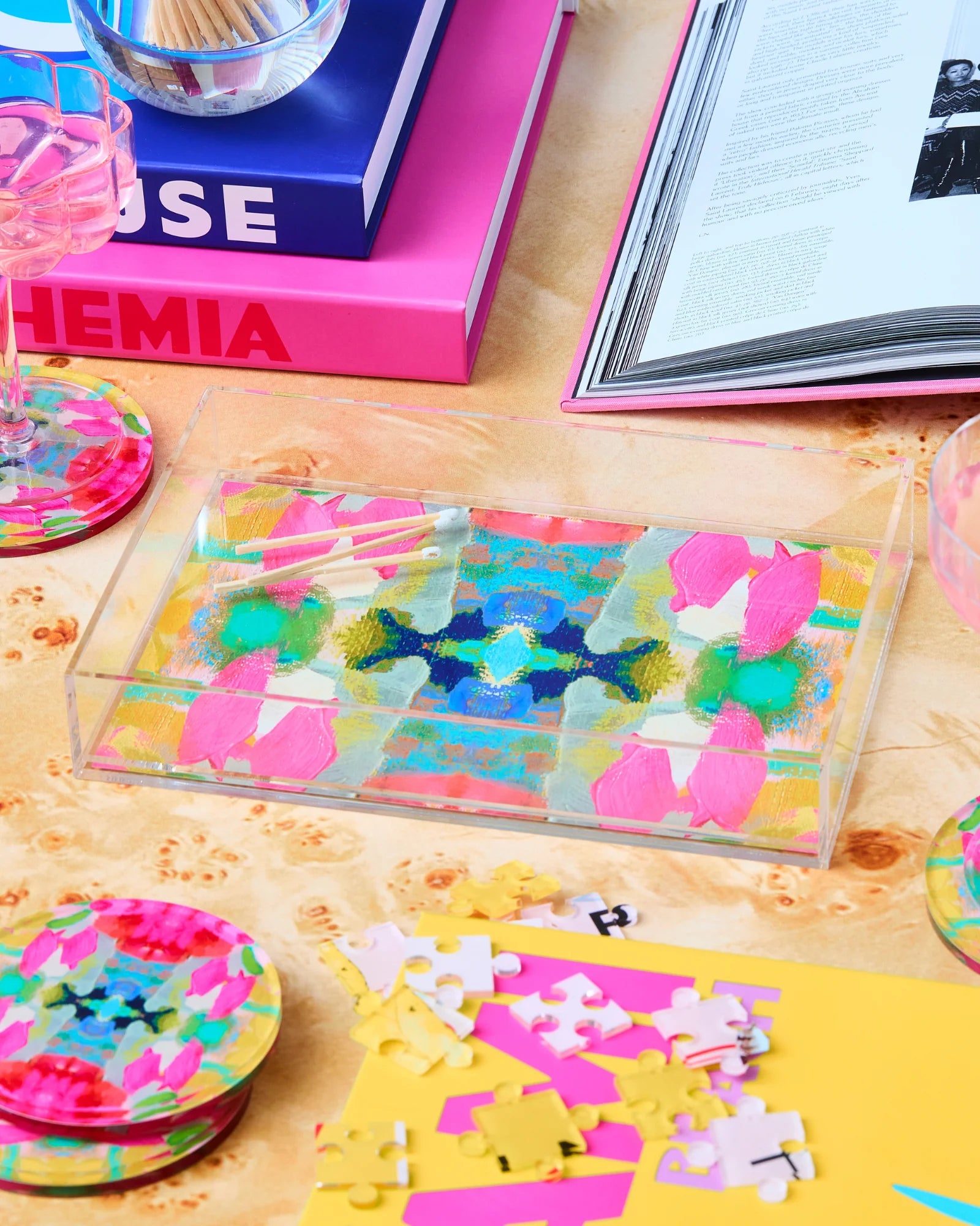 Pink Paradise | Laura Park x Tart Small Tray
