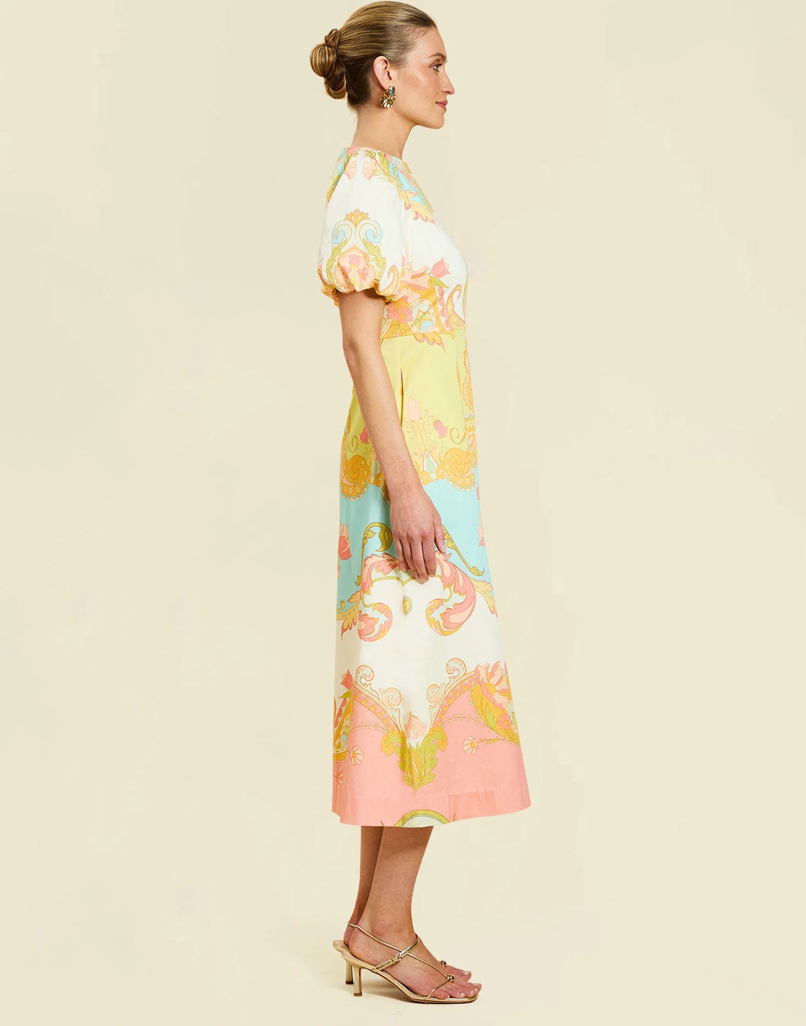Pippa Midi Dress - Venetian Paisley