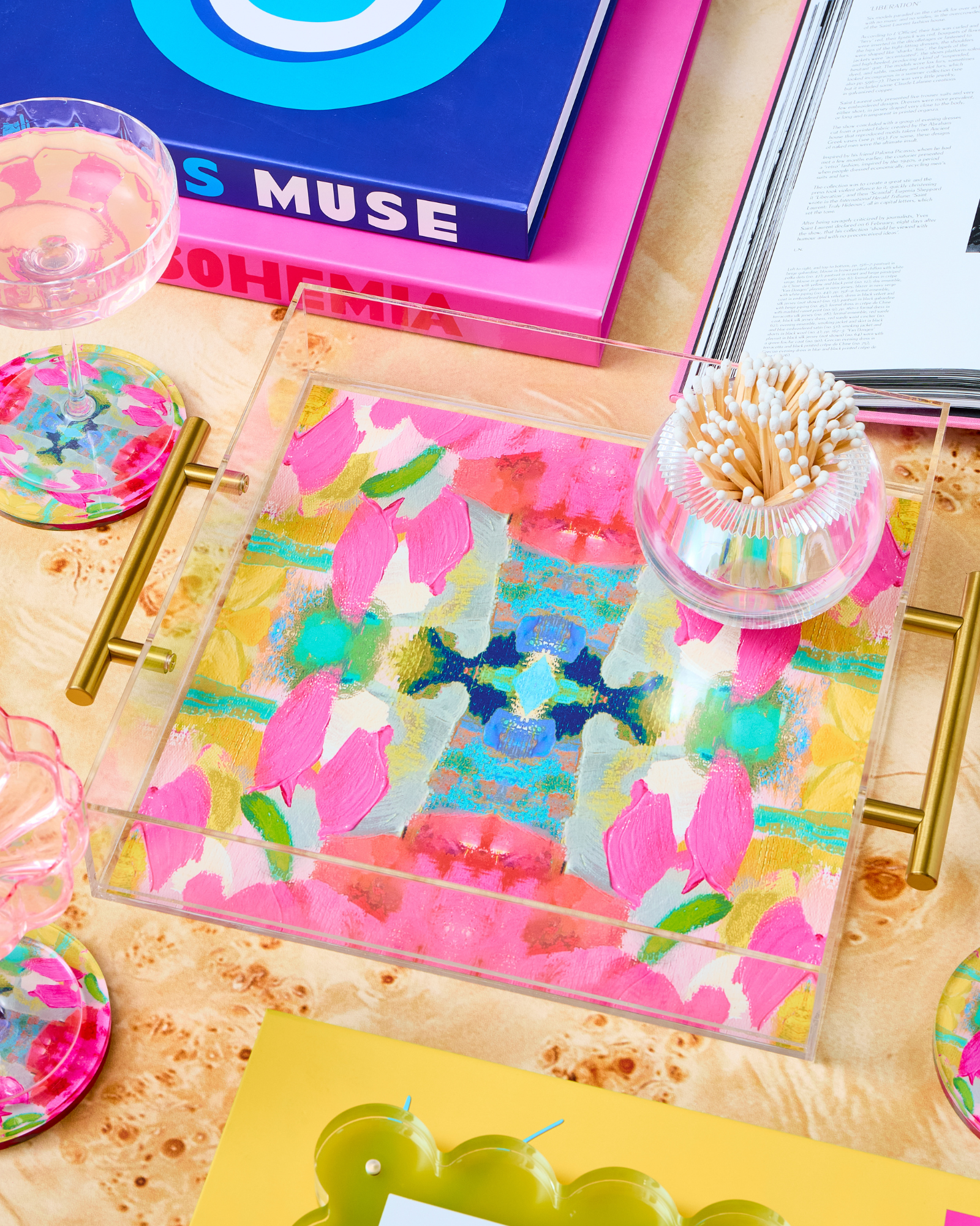 Pink Paradise | Laura Park x Tart Large Tray