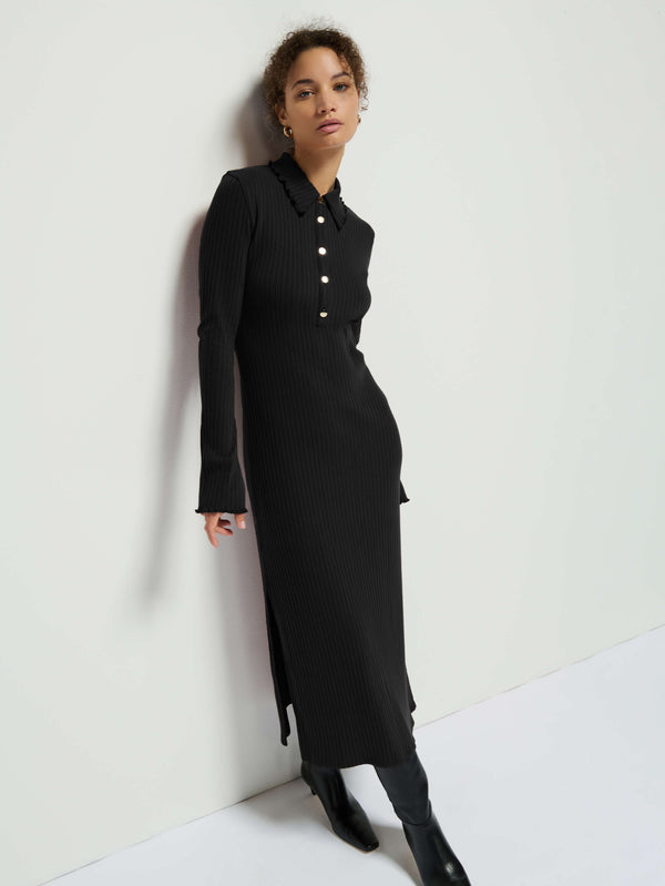 NATION LTD - Rennie Dress - Jet Black