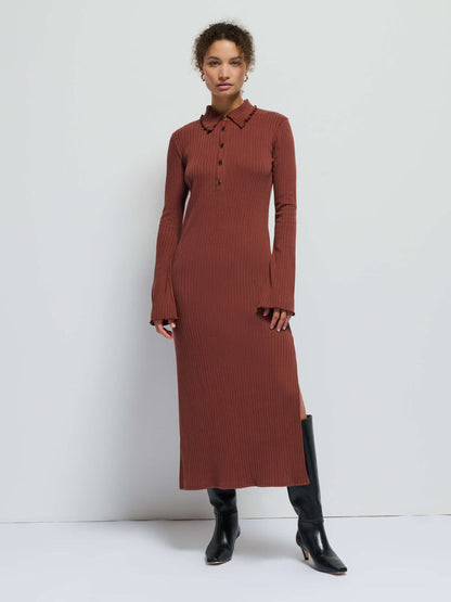 NATION LTD - Rennie Dress - Cinnamon