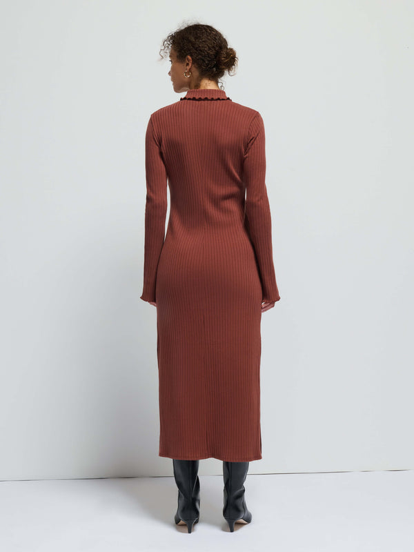 NATION LTD - Rennie Dress - Cinnamon