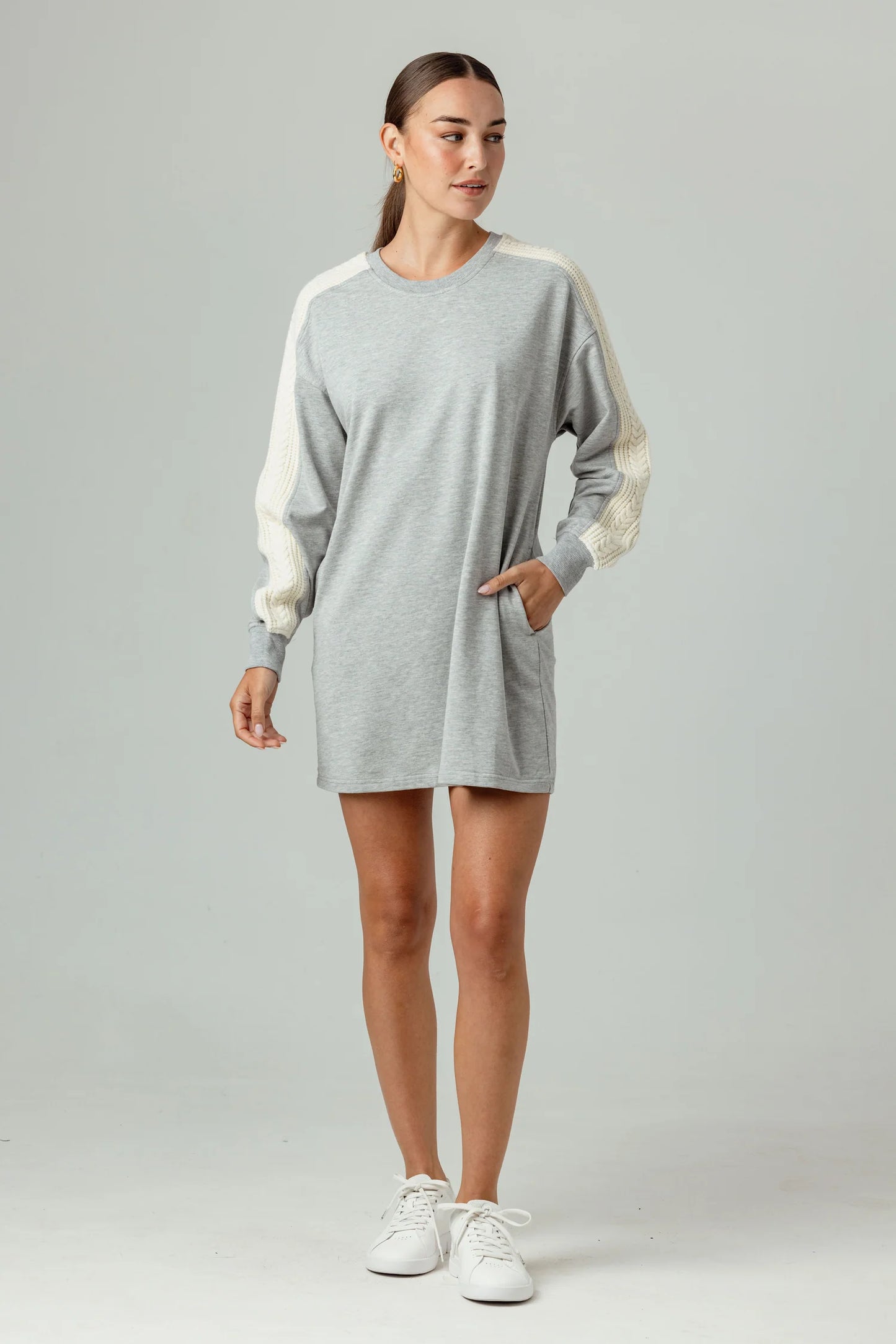 Sundays - Rosemary Dress - Fog Heather Grey