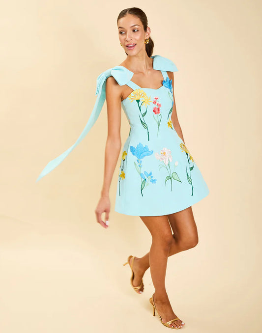 Samar Convertible™ Bow Mini Dress