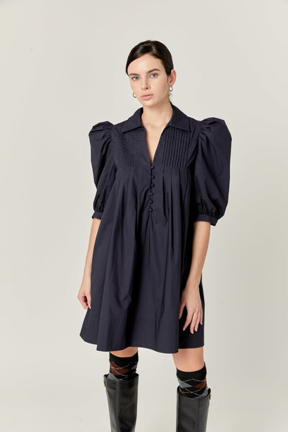 English Factory - Noir Elegance Dress - Navy