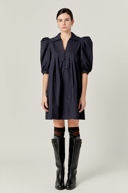 English Factory - Noir Elegance Dress - Navy