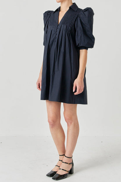 English Factory - Noir Elegance Dress - Navy