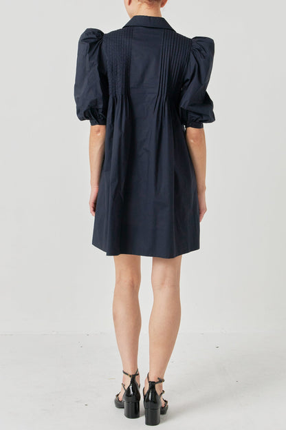 English Factory - Noir Elegance Dress - Navy