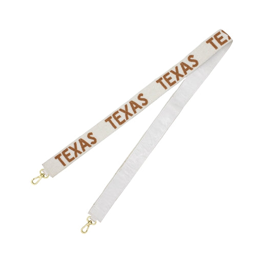 Collegiate Beaded Strap - Texas