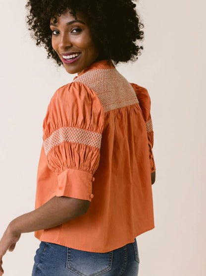 LaRoque - Sutton Blouse - Orange