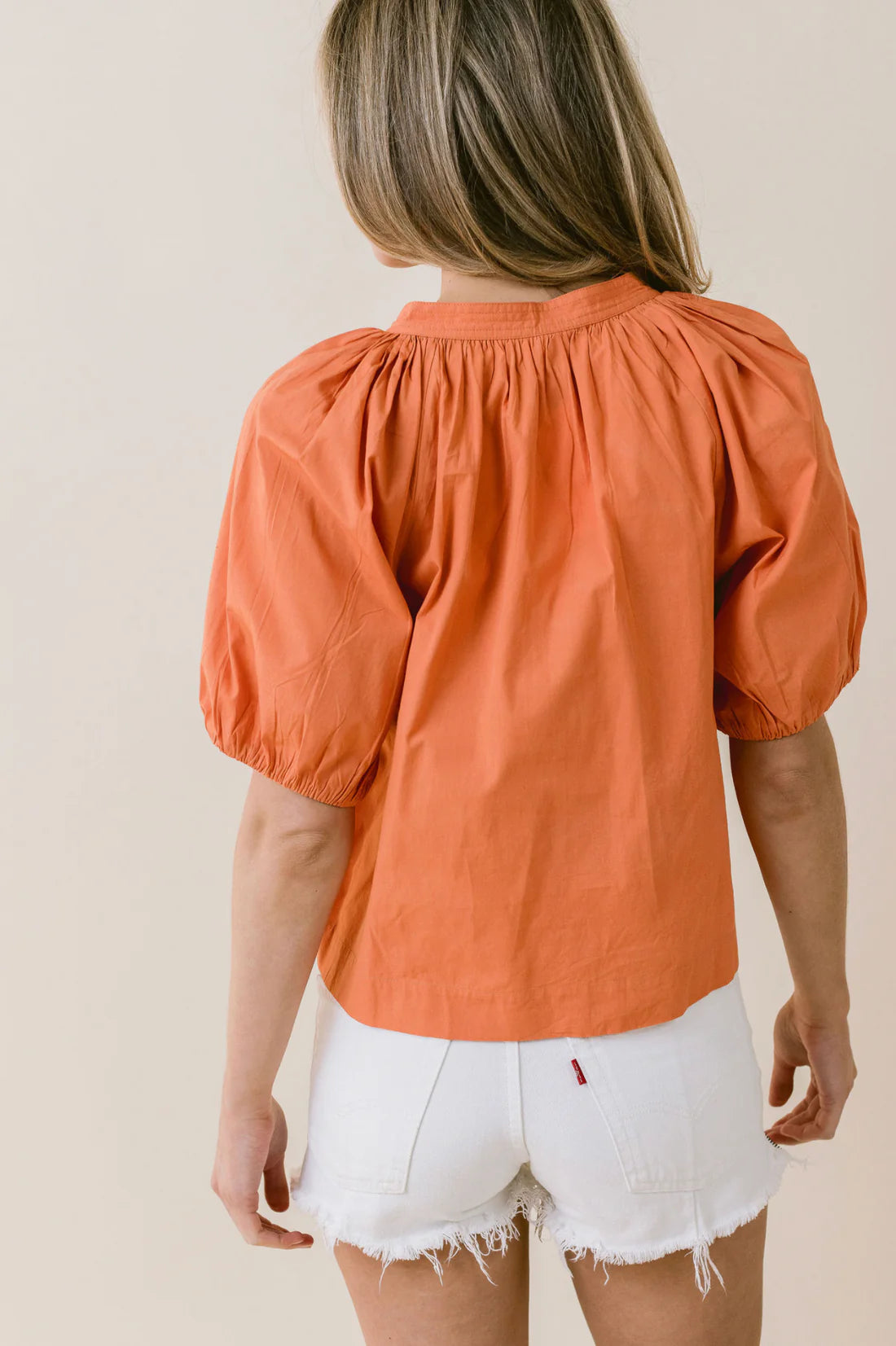 LaRoque - Henley Blouse - Orange