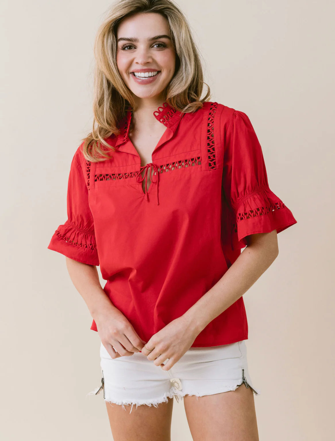 LaRoque - Harper Top - Red