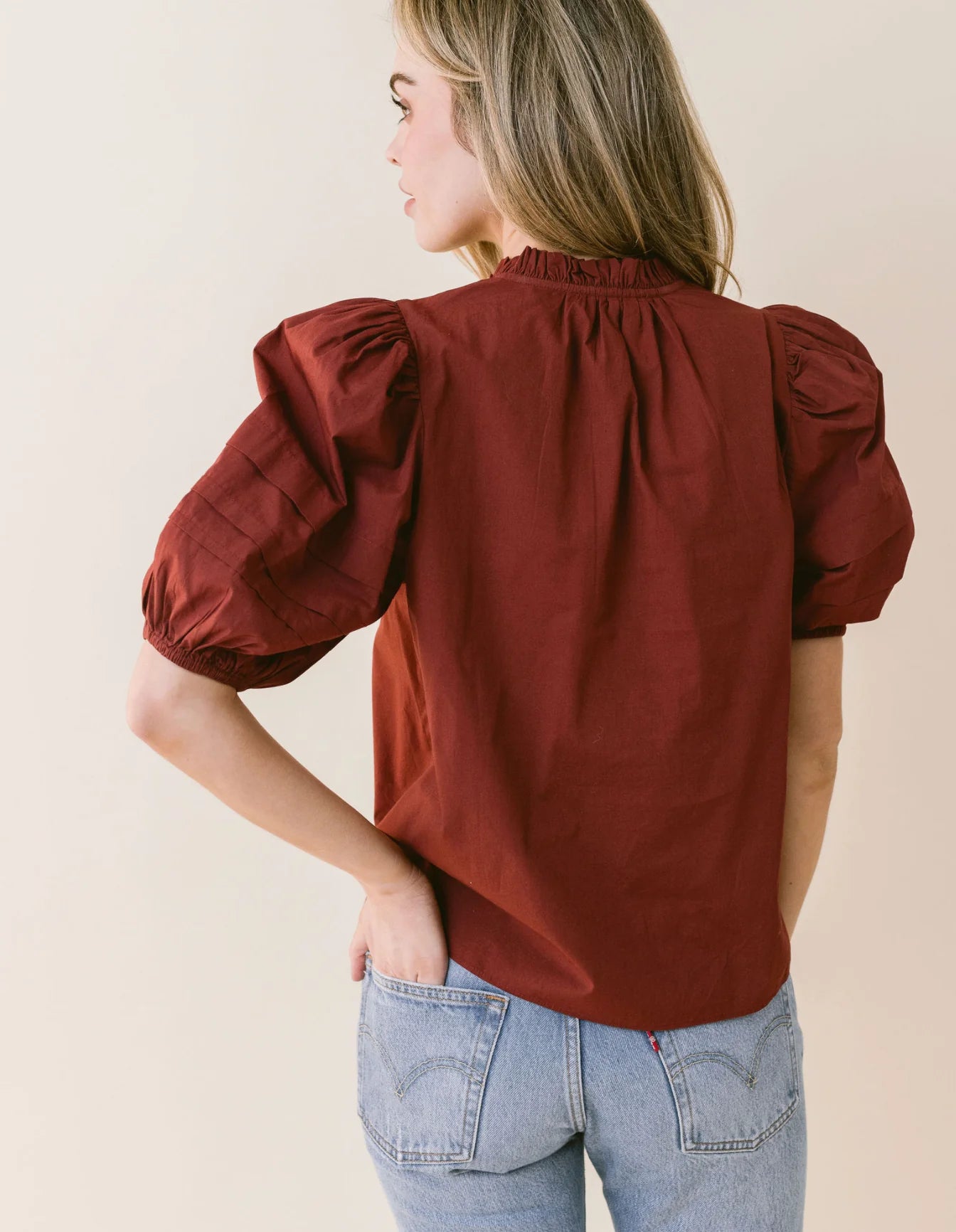 LaRoque - Alix Blouse - Garnet