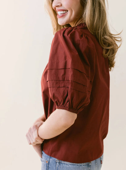 LaRoque - Alix Blouse - Garnet