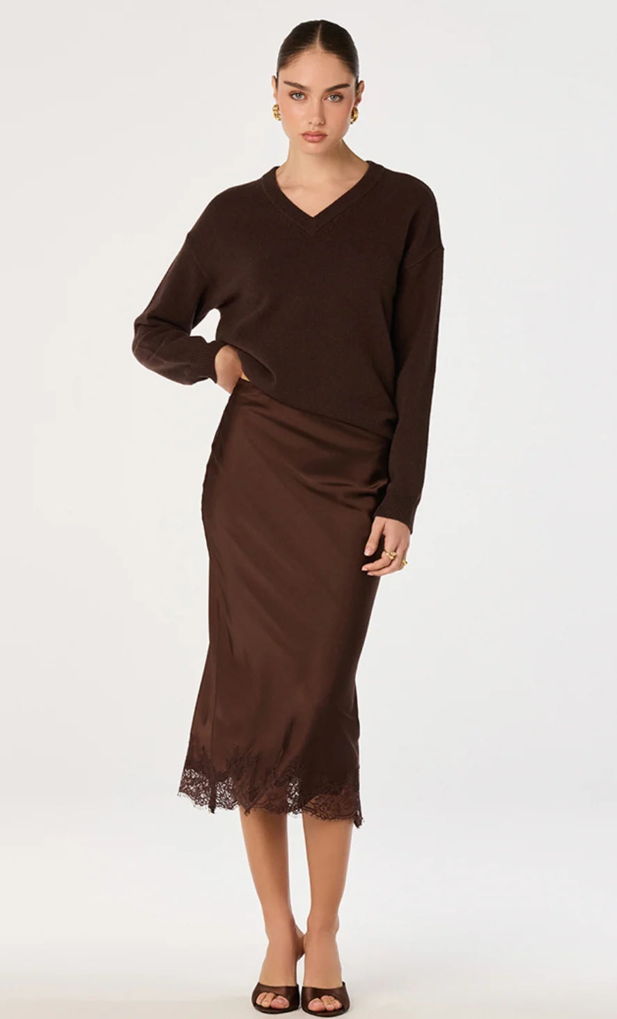 Blossom Skirt - Brown