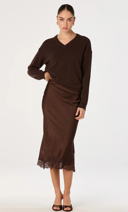 Blossom Skirt - Brown