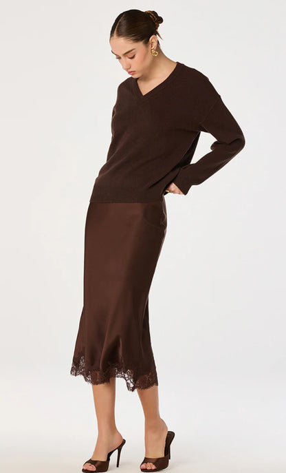 Blossom Skirt - Brown