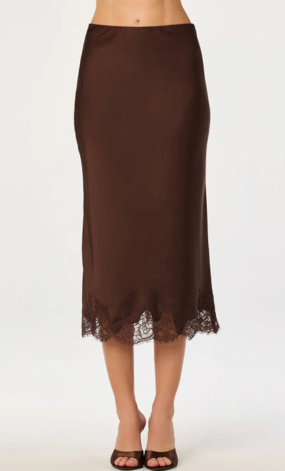 Blossom Skirt - Brown