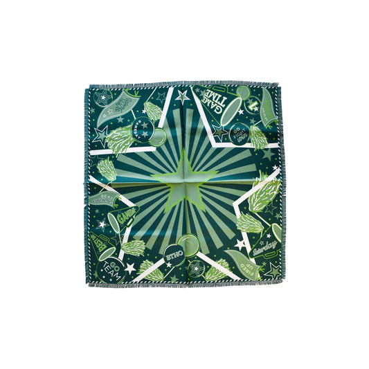 Saturday Silks - Green Fringed Spirit Scarf™