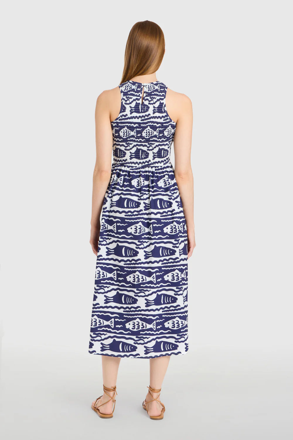 Stroll Dress - Fish Print