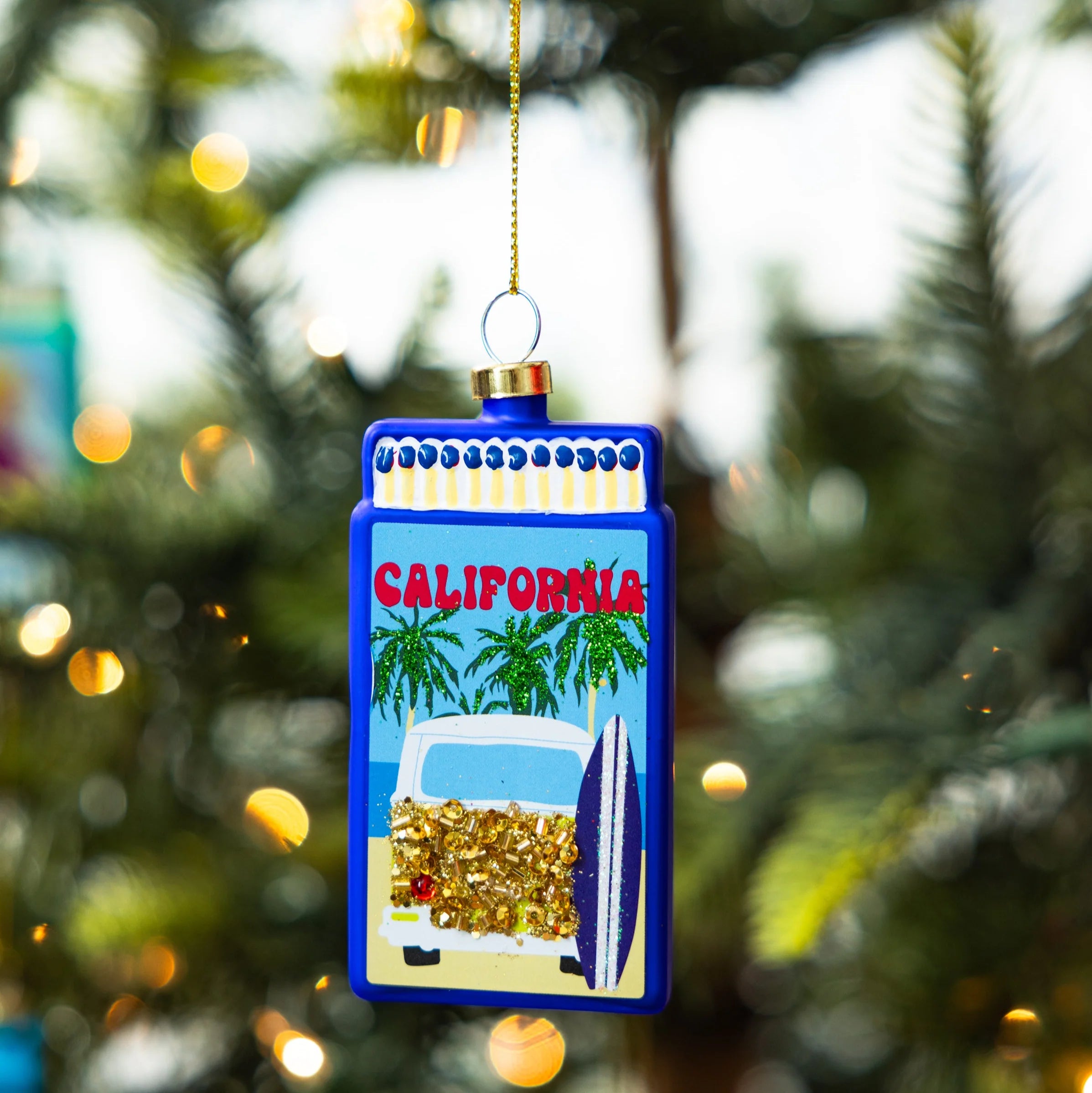 Matchbook Ornament - California