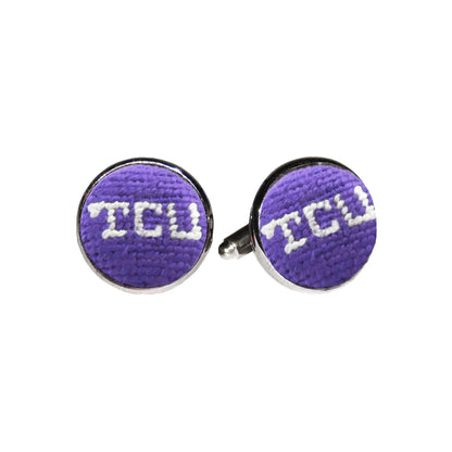 TCU Cufflinks (Purple)