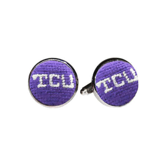 TCU Cufflinks (Purple)